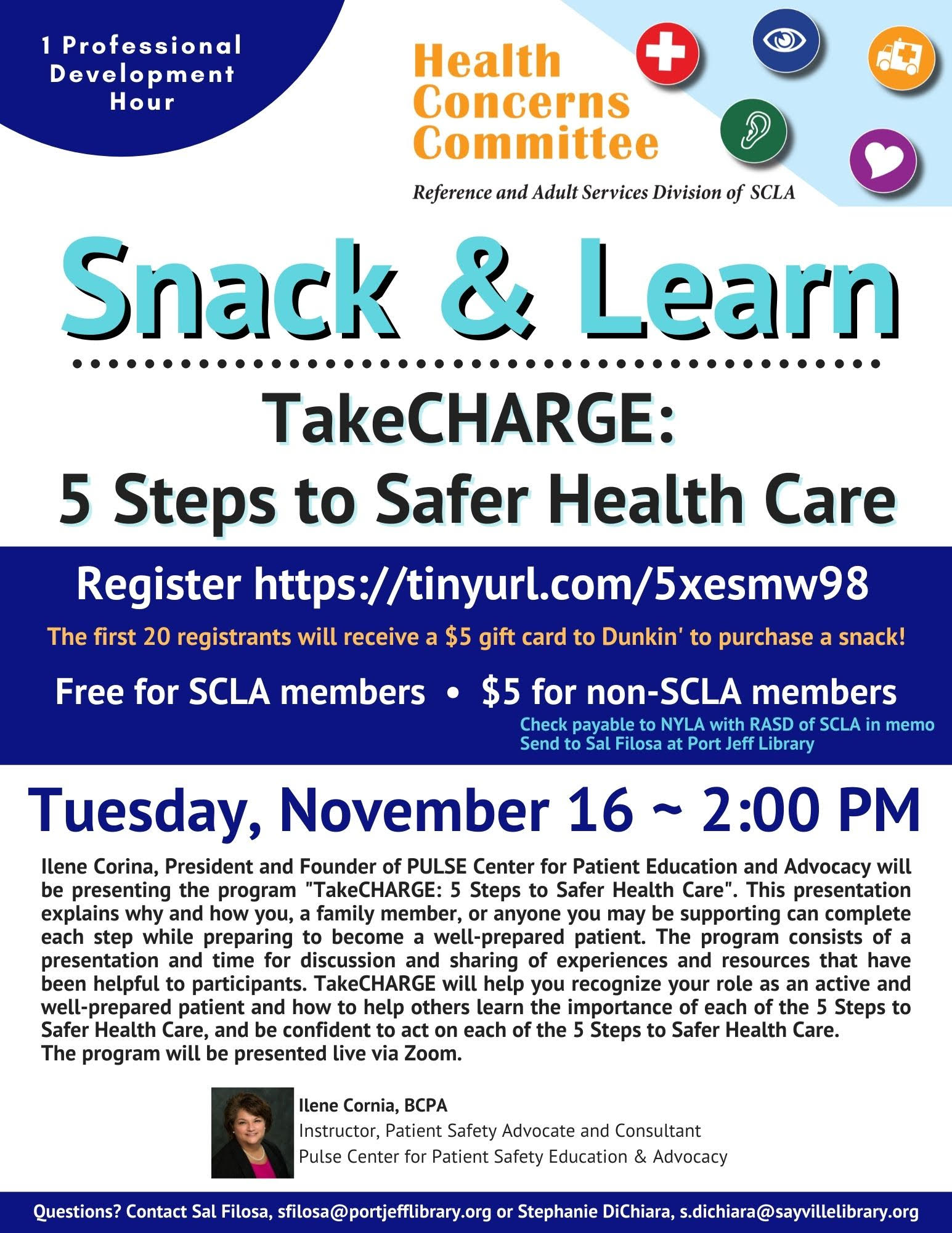 snack and learn flyer